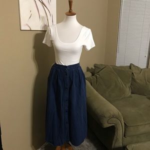 Vintage Wrangler Denim Skirt
